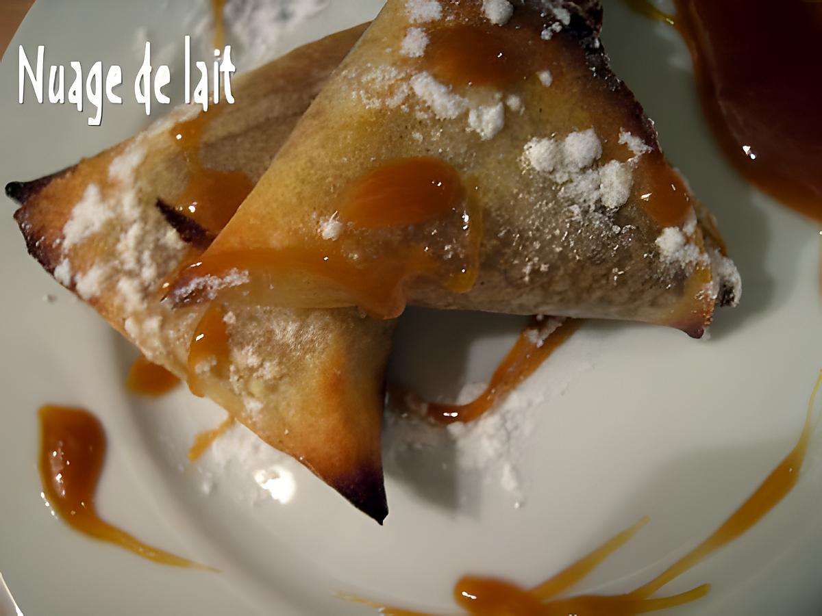 recette Croustillants de pommes à la Vanille/Cannelle/Rhum