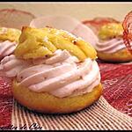recette Petit choux à la mousse de fraise