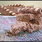 recette Entremets au chocolat et ses morceaux de poires caramélisées