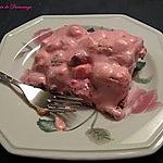 recette Carrés mousseline aux framboises
