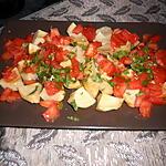 salade de coeur d'artichaud