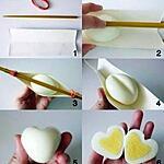 recette Oeufs en forme de coeur
