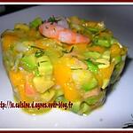 recette tartare de crevettes mangue et avocats