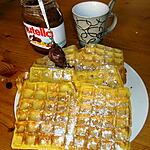 recette GAUFRES  hollandaises faite par mon mari  pour la journée de la femme