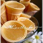 recette Petits cornets au sucre d'érable