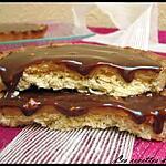 pate bris : recette tartelettes au caramel miroir toblerone