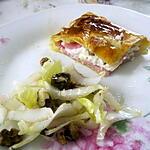 recette FEUILLETE JAMBON FROMAGE