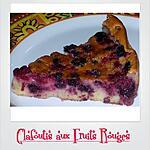 recette Clafoutis aux Fruits Rouges