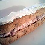 Eclairs à la mousse de mascarpone et jambon
