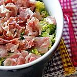 gratin facile : recette Gratin de brocolis pancetta et fromage bleu