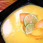 Crème fraîche : recette velouté de mangues et de carottes au citron vert