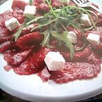 Carpaccio de boeuf à la féta