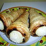 recette cornet à la crème patissière