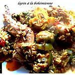recette lapin à la bohémienne