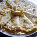 recette Crépes au sirop D'érable