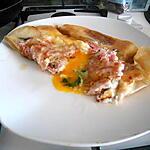 recette Feuille de brick jambon fromage oeuf