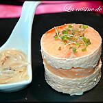 recette Mousseline aux deux saumons