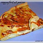roquefort : recette TARTE ROQUEFORT ET POIRES