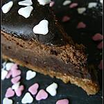 recette Cheesecake aux 2 chocolats et Miroir de Caramel au Beurre & Fleur de Sel Vanillée