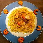 recette Tagliatelles et Saint-Jacques façon Léonie