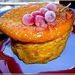 confiture de lait : recette Flan de potiron et son coulis de fruits rouges