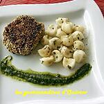 navet : recette Steak haché revisité et billes de christophines ou navets