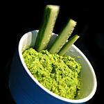 recette Guaca... Nan ! Alien Hummus aux petits pois !