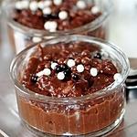 risotto cremeux au chocolat