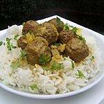 recette Boulettes de viande  au curry