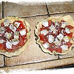 recette Tartelettes tomates/chèvre et petits soufflés au fromage
