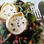 recette Salade de chèvres chaud