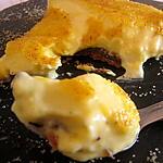 tarte chocolat : recette Tarte chocolat--vanille façon crème brulée
