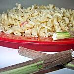 pates carbonara : recette Torsade au jambon façon carbonara