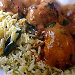 recette Poulet Tikka Massala et Riz (526 calories)