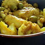 recette TAJINE DE POULET AUX OLIVES