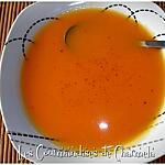 recette Velouté de Carottes et Fève de Tonka