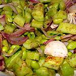 graines de soja : recette Salade coréenne de concombres aux haricots de soja