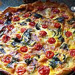 tarte salée : recette Tarte courgettes et  morbier