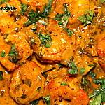 recette Curry de crevettes au lait de coco