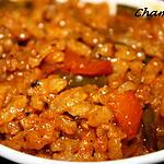 recette Riz aux deux poivrons