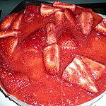 recette Gateau au fromage, chocolat blanc et fraises