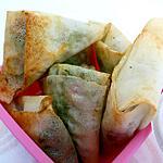 samosas : recette Samossas aux petits pois et jambon