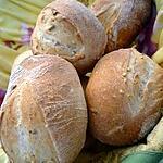 recette Petits pains au levain pour sandwichs