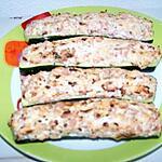 recette courgette farcie ricotta/jambon