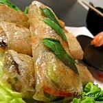recette Nems aux crevettes et au crabe à l’orange