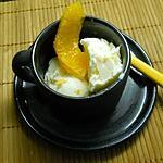 orange : recette Glace au fromage blanc et aux zestes d'orange