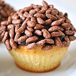 recette Cupcakes au riz soufflé et pâte à tartiner au chocolat