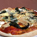 Pizza aux épinards - fromage