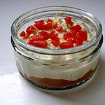 recette VERRINES A LA RICOTTA ET CONFIT D AUBERGINES