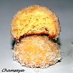 recette Boules de neige ou gâteaux roulés à la confiture et noix de coco